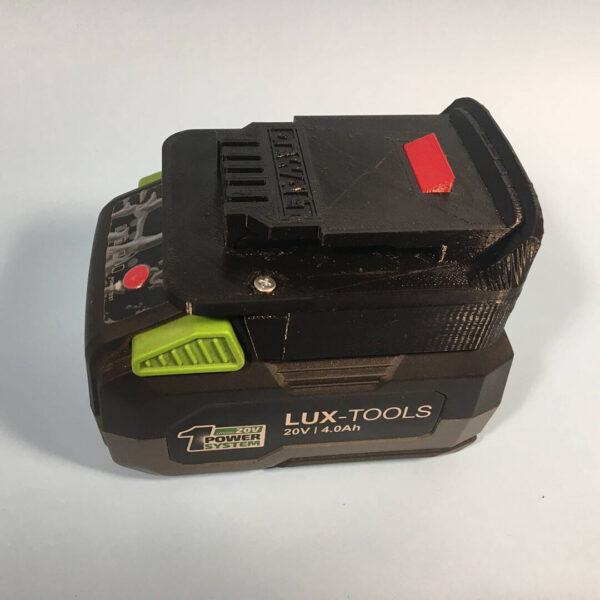 Átalakító adapter Lux-Tools 1 Power System akkumulátorokhoz - Dewalt XR gépekhez